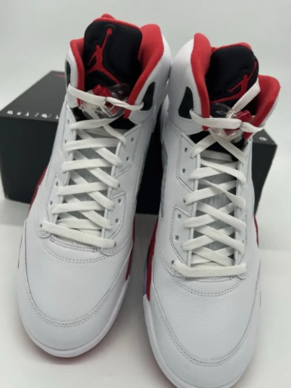 Nike Air Jordan 5 Retro OG Fire Red Black Tongue